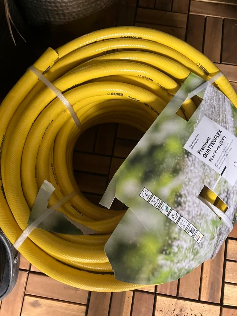 Quattroflex Nieuw 3/4. 50 meter, Ophalen of Verzenden, Nieuw, Tuinslang