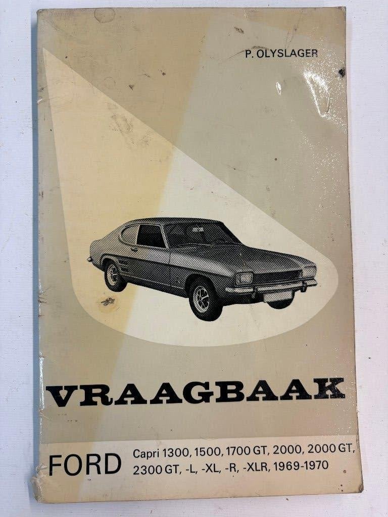 Vraagbaak Ford Capri (1969-1970) - Piet Olyslager, Auto diversen, Ophalen of Verzenden