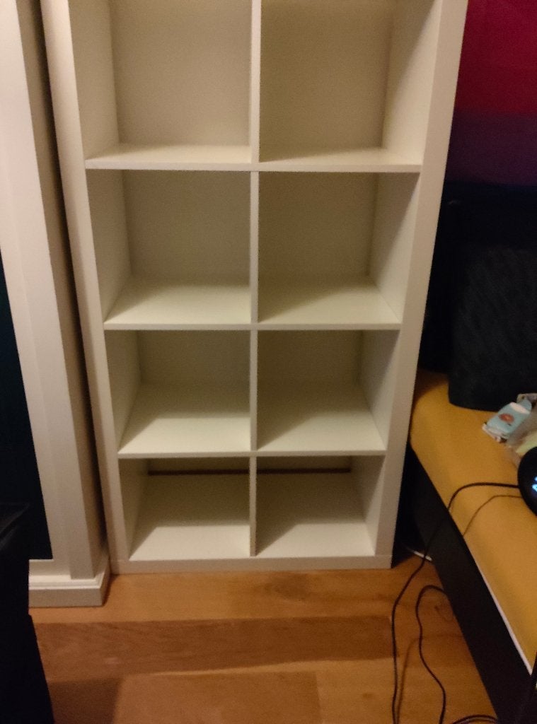 Kallax kast wit, Ophalen, Met plank(en), Kunststof, 50 tot 100 cm
