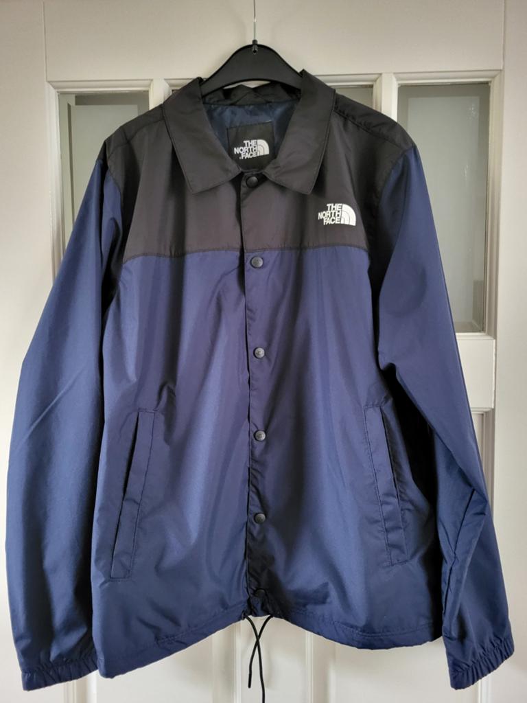 The North Face Coach Jacket - Maat m, Kleding | Heren, Jassen | Zomer, Zo goed als nieuw, Maat 48/50 (M), Blauw, Ophalen of Verzenden