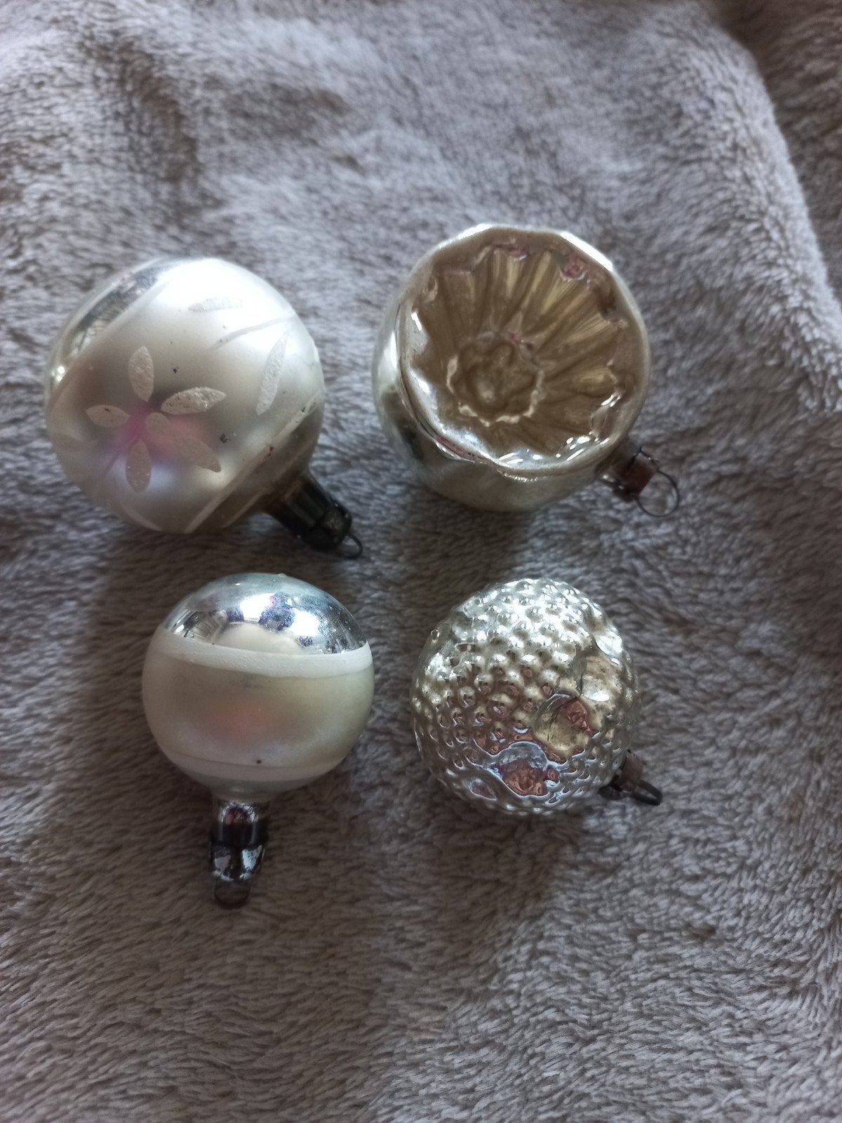 Lauscha feathertree kerstballen jaren 50 vanaf, Ophalen of Verzenden