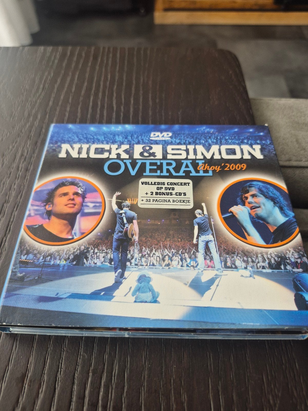 Nick & Simon - Overal Ahoy 2009 DVD + 2 CD's (zonder boekje), Ophalen of Verzenden, Live-album, Pop, Gebruikt