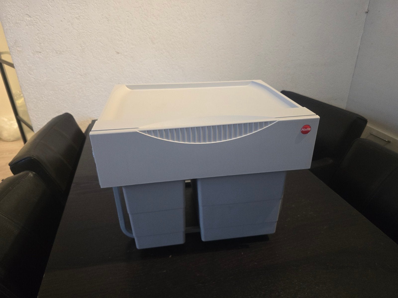 Hailo inbouw afvalemmer met twee bakken, Huis en Inrichting, Woonaccessoires | Prullenbakken, 10 tot 20 liter, Ophalen of Verzenden