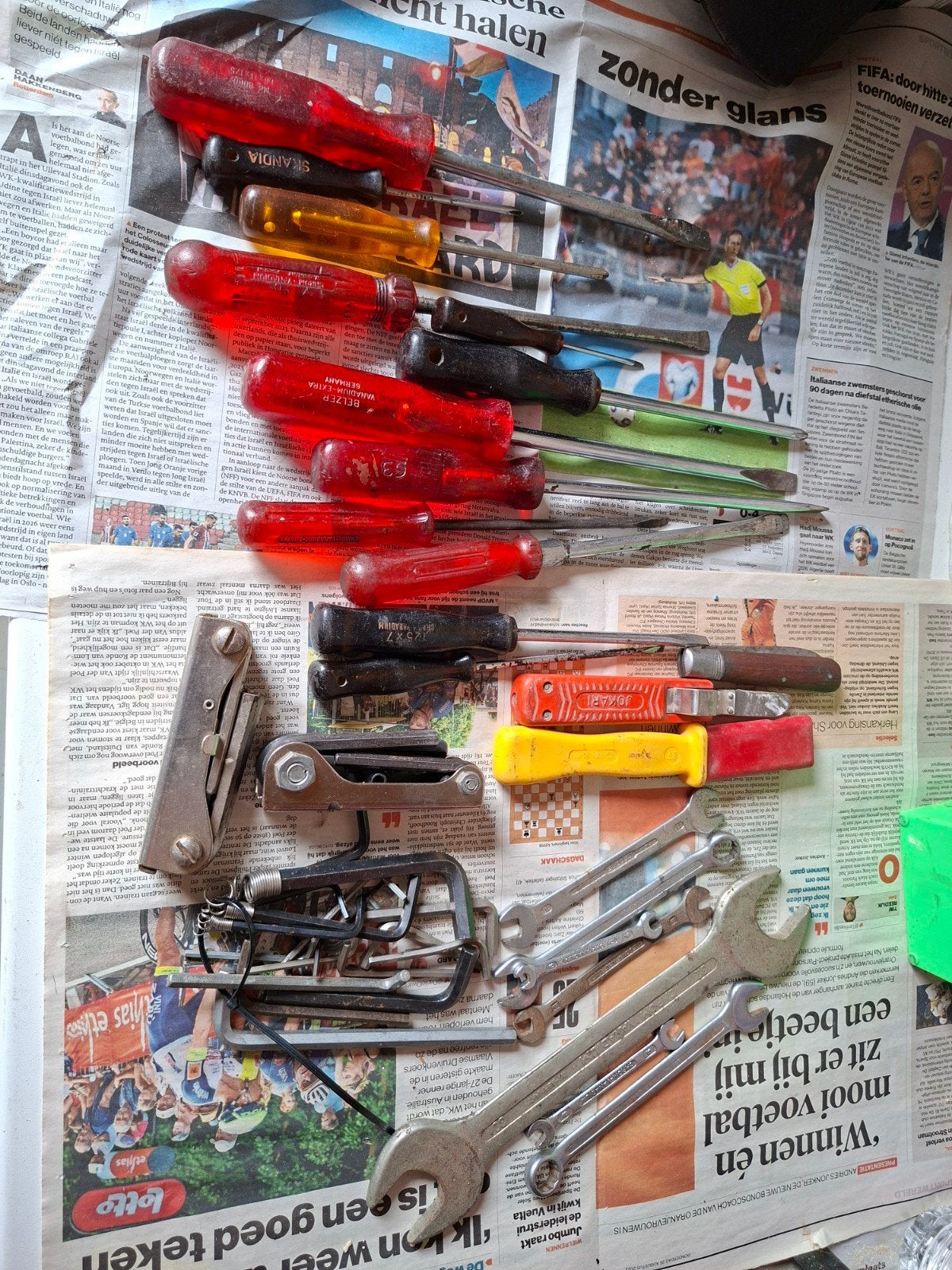 handgereedschap schroevendraaiers, sleutels, inbus, messen., Ophalen of Verzenden, Gebruikt, Schroevendraaier, Overige merken