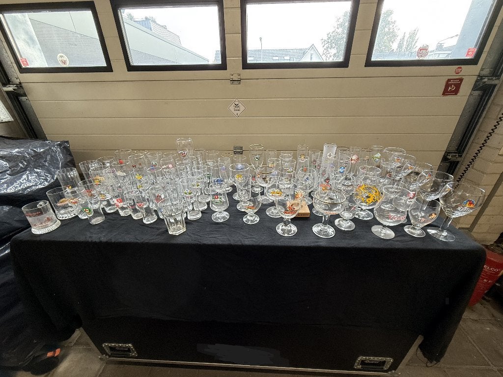 Verzameling bierglazen diverse merken en modellen, Verzamelen, Merken en Reclamevoorwerpen, Ophalen of Verzenden, Zo goed als nieuw