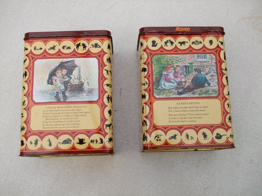 Blikken 2 stuks, Verzamelen, Ophalen of Verzenden, Zo goed als nieuw, Overige