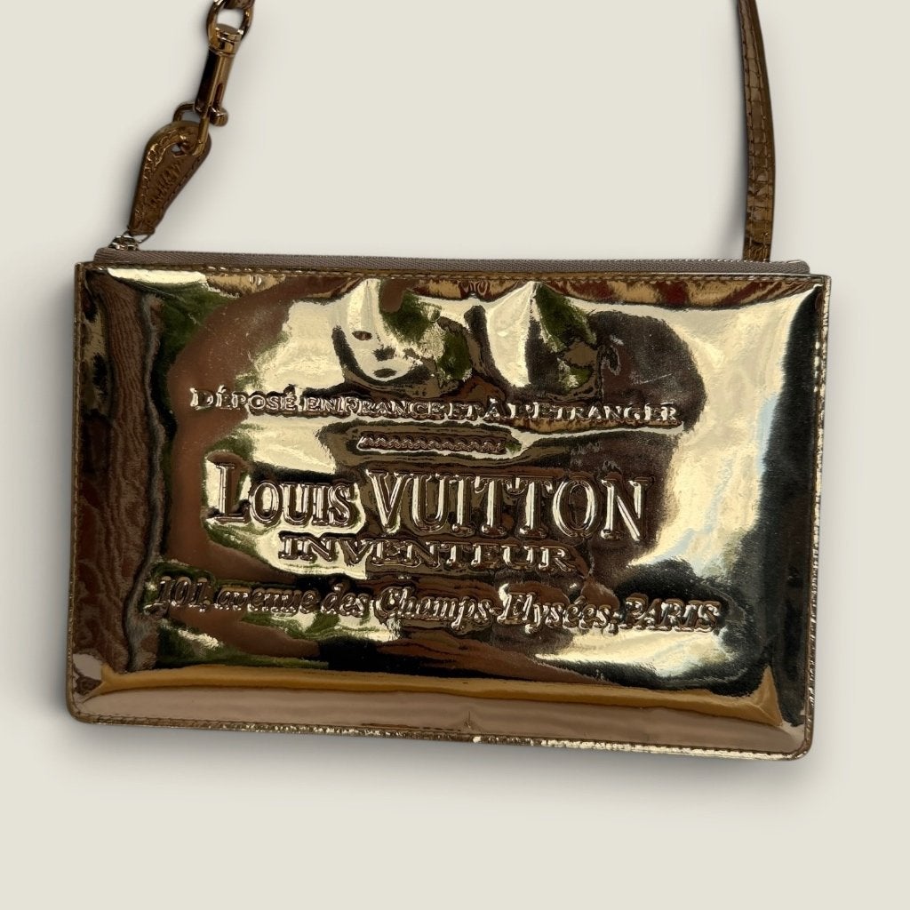 Louis Vuitton miroir pochette accessoires goud mirroir, Gebruikt, Overige kleuren, Schoudertasje, Ophalen of Verzenden