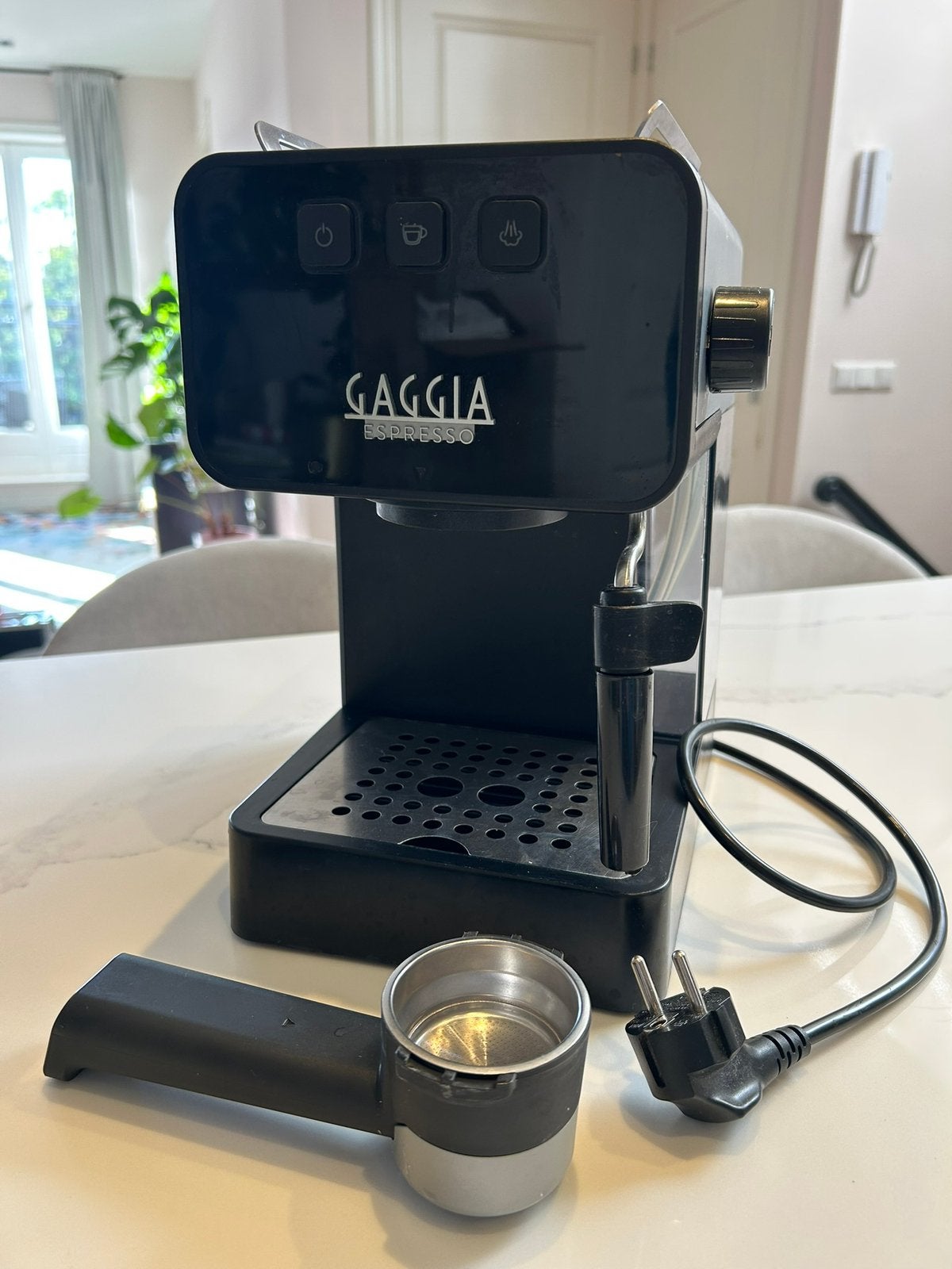 ️ Gaggia Espresso DELUXE Machine Grey (EU plug), Espresso apparaat, Gemalen koffie, Ophalen of Verzenden, Zo goed als nieuw