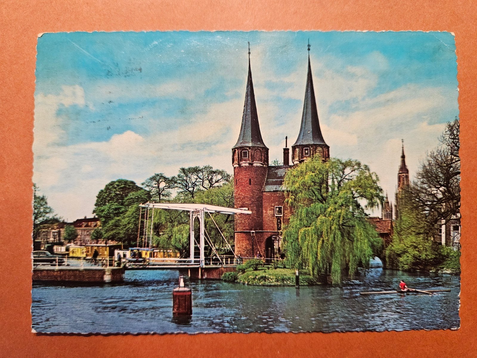 161) Oostpoort Delft, Ophalen of Verzenden, Gelopen, Zuid-Holland