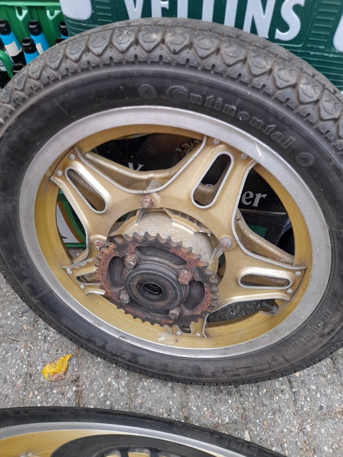 honda cb400n wielen, Ophalen