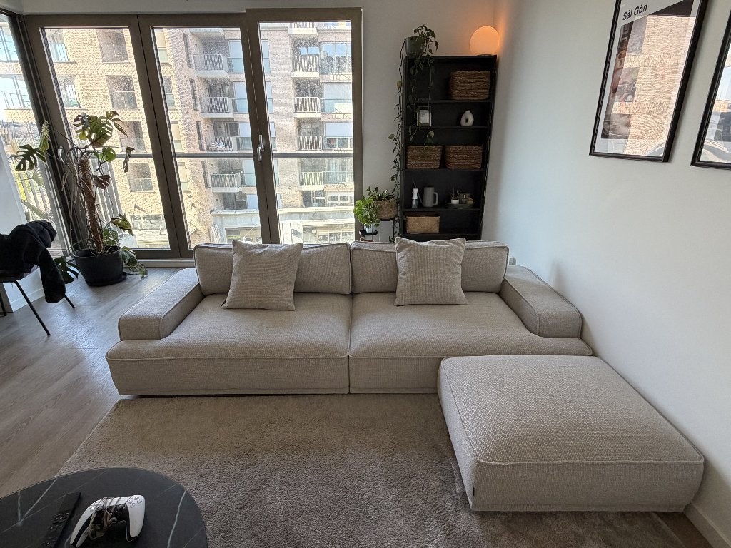 SOFACOMPANY - Leonora 3 Seater, Ophalen, Zo goed als nieuw, Stof, Minder dan 50 cm