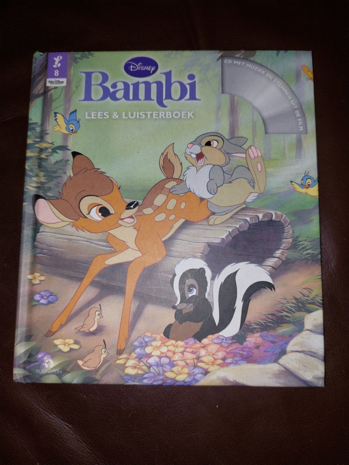 Disney Bambi Lees & Luisterboek met CD, Boeken, Jongen of Meisje, Ophalen of Verzenden, Zo goed als nieuw, Voorleesboek