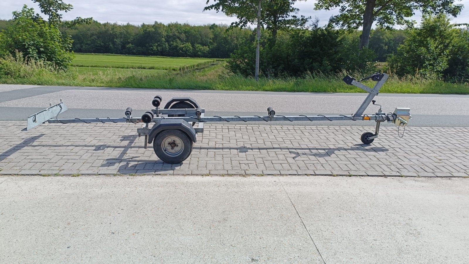 Kalf Boottrailer tot 4,5 meter – Bouwjaar 2001 – Nette staat, Kalf, Minder dan 1500 kg, Gebruikt, Sloepentrailer