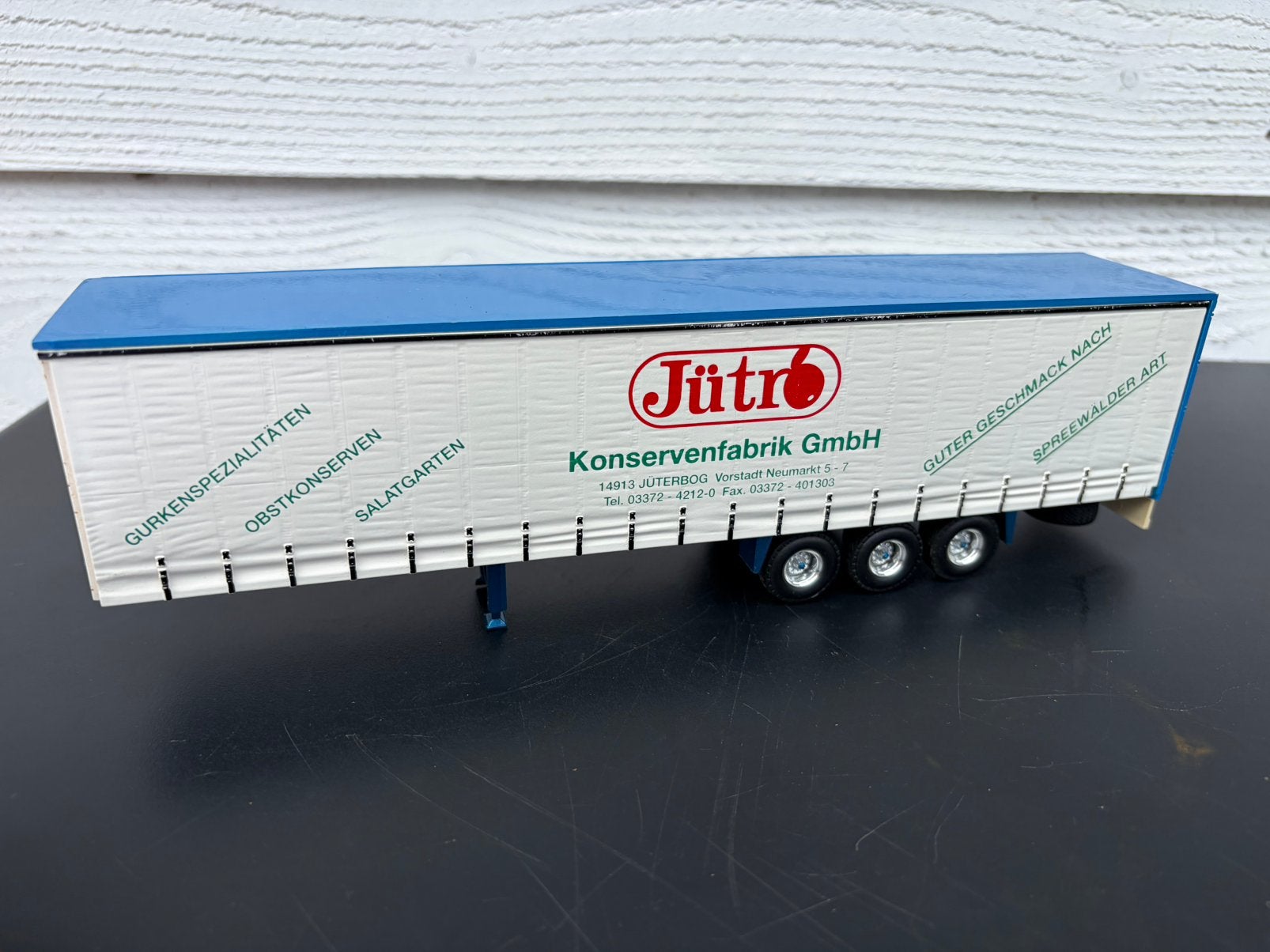 TEKNO TRAILER JUTRO KONSERVEN FABRIEK, Ophalen of Verzenden, Zo goed als nieuw, Bus of Vrachtwagen, Tekno