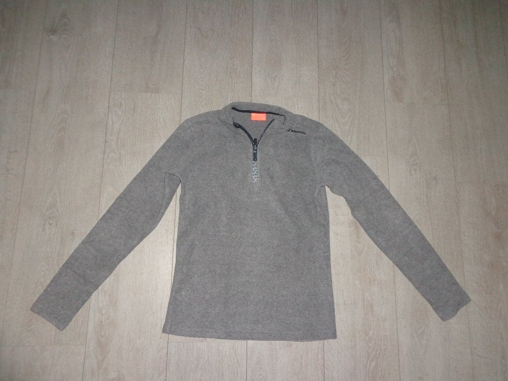grijze skipully van Brunotti, maat 164, Ophalen of Verzenden, Zo goed als nieuw, Jongen, Sport- of Zwemkleding
