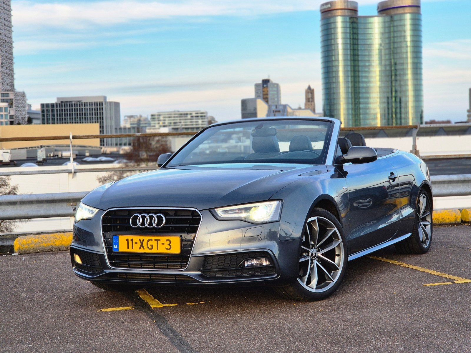 Audi A5 1.8 Tfsi 125KW Cabriolet CVT 2012 Grijs, Auto's, Audi, 4 cilinders, Cabriolet, 4 stoelen, Particulier