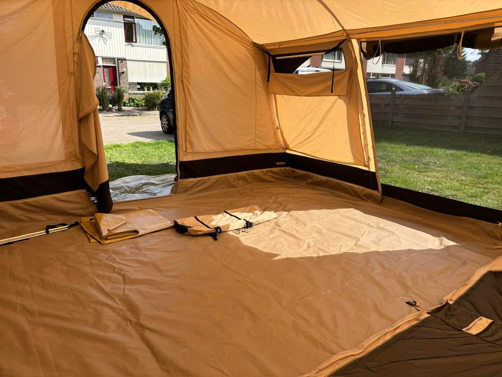 Obelink Amazonas 600, Caravans en Kamperen, Tenten, Ophalen, Zo goed als nieuw