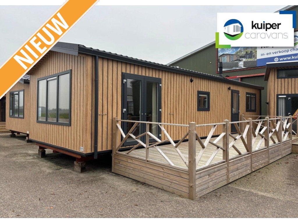 Maeve Chalet 11.50 x 4.00 2slk, Caravans en Kamperen, Stacaravans, Tot en met 4