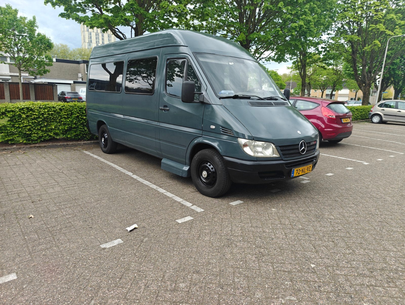 Mercedes-Benz Sprinter Buscamper, CDI 2004, Caravans en Kamperen, Tot en met 2, Mercedes-Benz, Oven, Particulier
