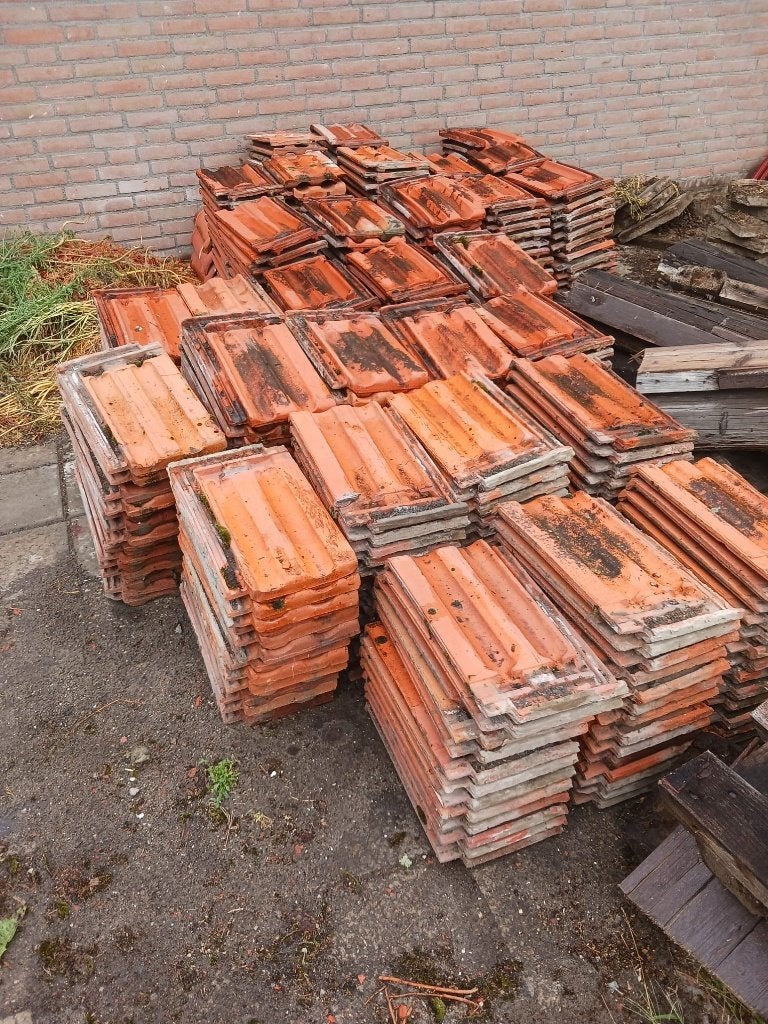 dakpannen, Doe-het-zelf en Verbouw, Dakpannen en Dakbedekking, Ophalen, Gebruikt, Steen of Klei, 15 m² of meer