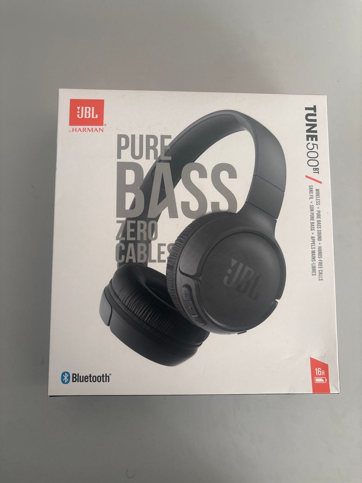 JBL Tune 500BT Draadloze On-ear Koptelefoon Zwart, Audio, Tv en Foto, Koptelefoons, Ophalen, JBL, Bluetooth, On-ear