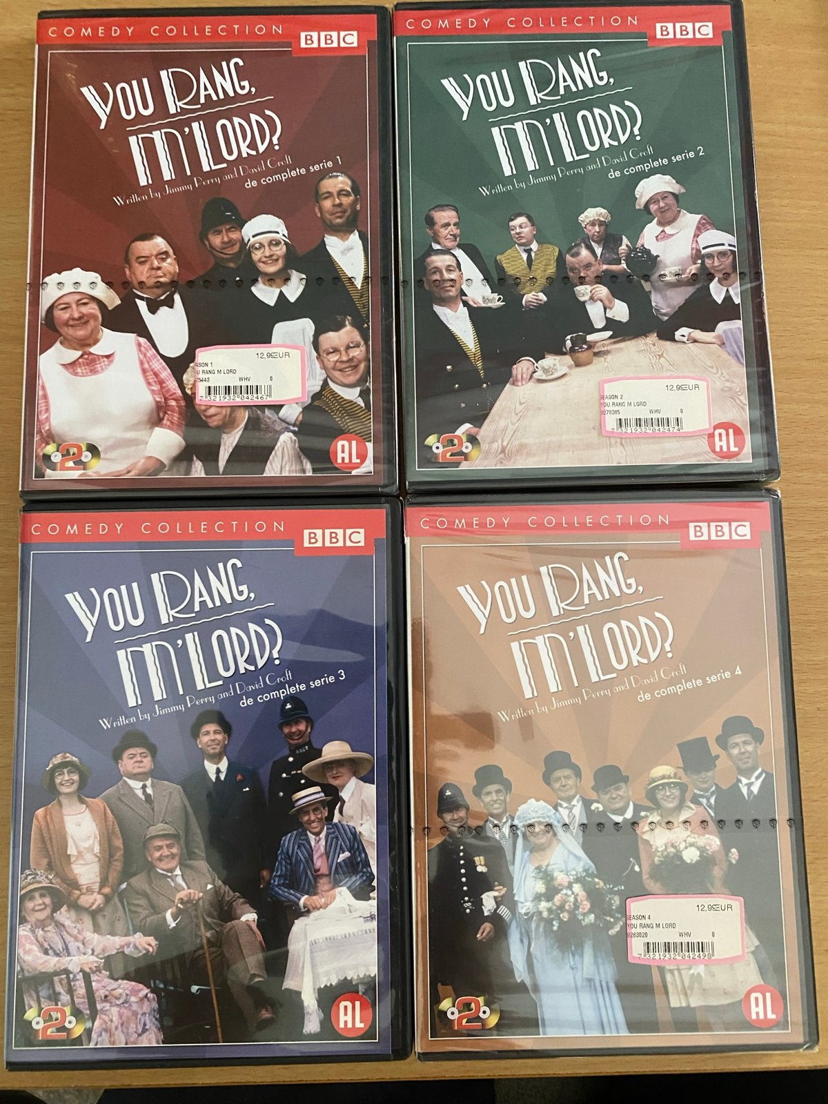 You Rang, M'Lord? Complete Serie 1-4 DVD Boxset BBC Comedy, Engels, Alle leeftijden, Nederlands, Ophalen of Verzenden