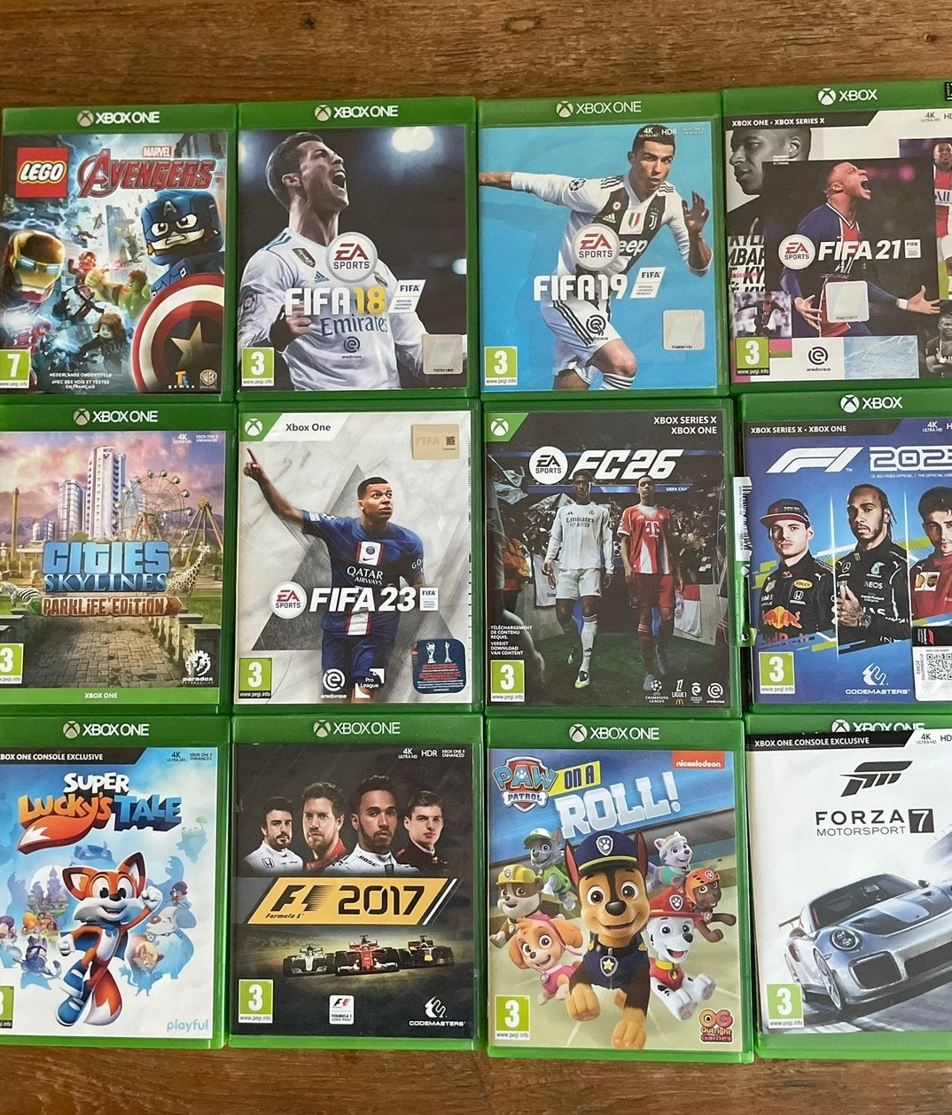 Diverse Xbox One Games, Gebruikt, Ophalen of Verzenden, Eén computer, Sport
