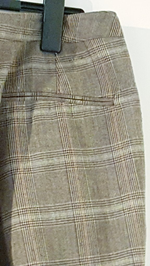 Geruite Driekwart Broek - Maat 44, Bruin, Verzenden, Maat 42/44 (L), Driekwart