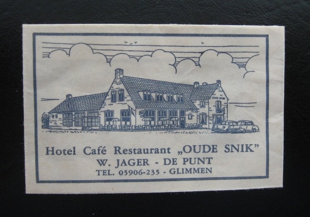 3182 Glimmen - Hotel Cafe Restaurant Oude Snik, Verzenden, Nederland