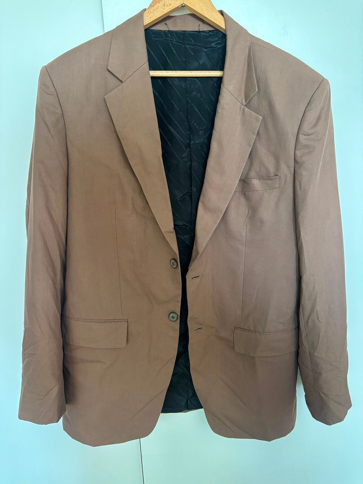 Giorgio Armani colbert bruin maat L, Kleding | Heren, Kostuums en Colberts, Ophalen of Verzenden, Zo goed als nieuw, Maat 52/54 (L)