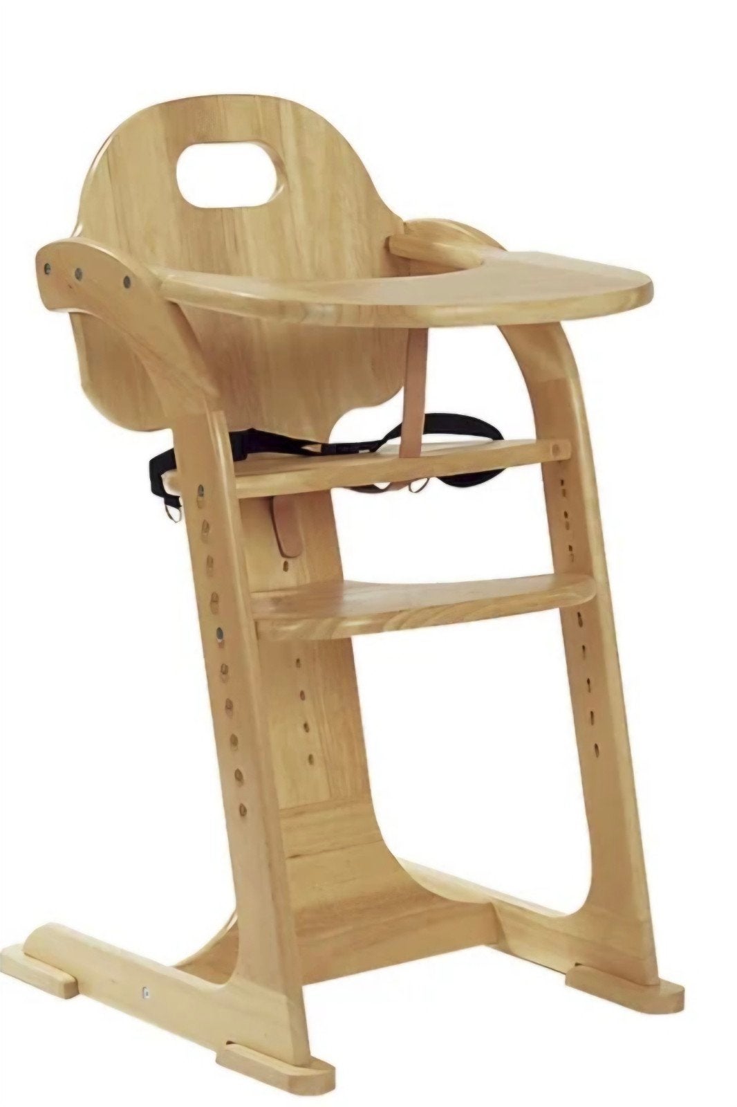 Tiamo Houten meegroeistoel met eetblad en gordel, Kinderen en Baby's, Kinderstoelen, Ophalen, Gebruikt, Meegroeistoel, Gordel(s)