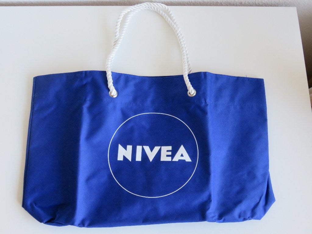 Nivea strandtas canvas tas, shopper kobalt blauw (nieuw), Ophalen of Verzenden, Nieuw, Blauw, Shopper