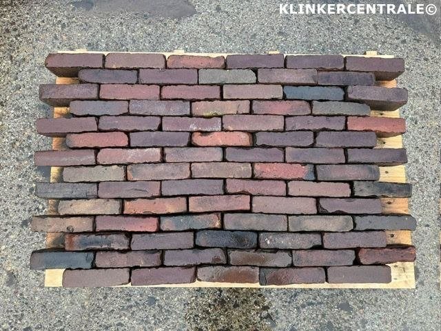 800m2 rood paars gebakken klinkers waalformaat 5-duimers, Bij dit gebruikte product niet meer te achterhalen., Gebruikt, Verzenden