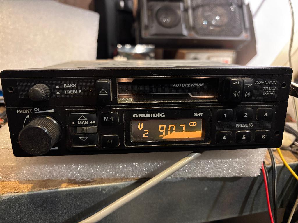 Grundig 3641 / stereo FM-radio-cassette / jaren '80, Ophalen, Gebruikt