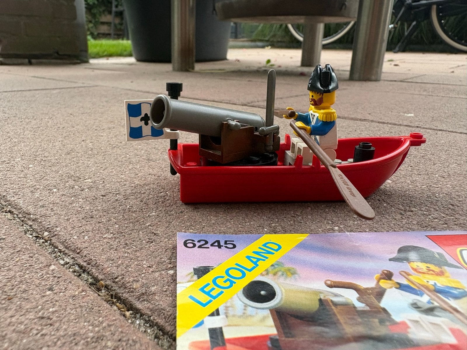 LEGO Legoland 6245 Redcoat Dinghy met kanon, Ophalen, Gebruikt, Overige merken