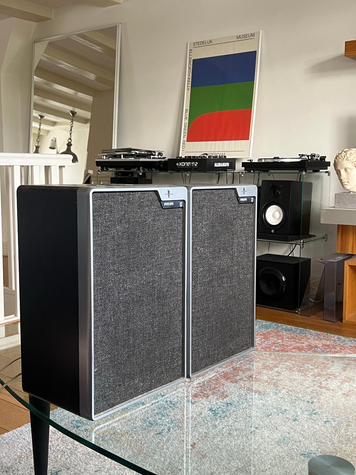 70s Vintage Philips Speakers (passive), Philips, Gebruikt, Ophalen of Verzenden, Minder dan 60 watt