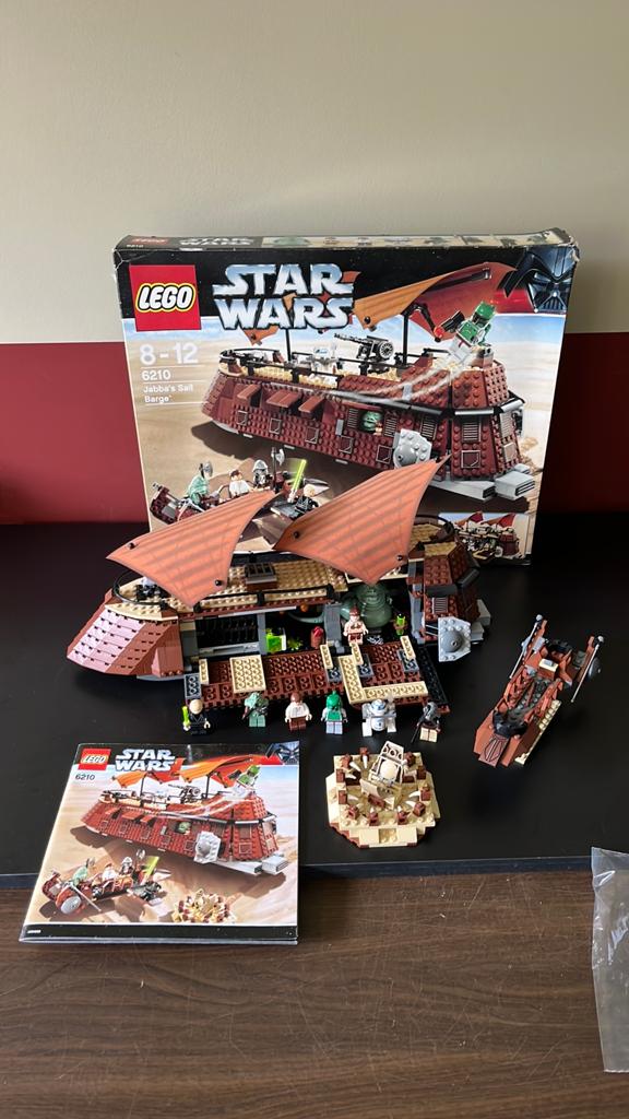 Lego Star Wars 6210 Jabba’s Sail Barge, Kinderen en Baby's, Speelgoed | Duplo en Lego, Ophalen, Zo goed als nieuw, Complete set