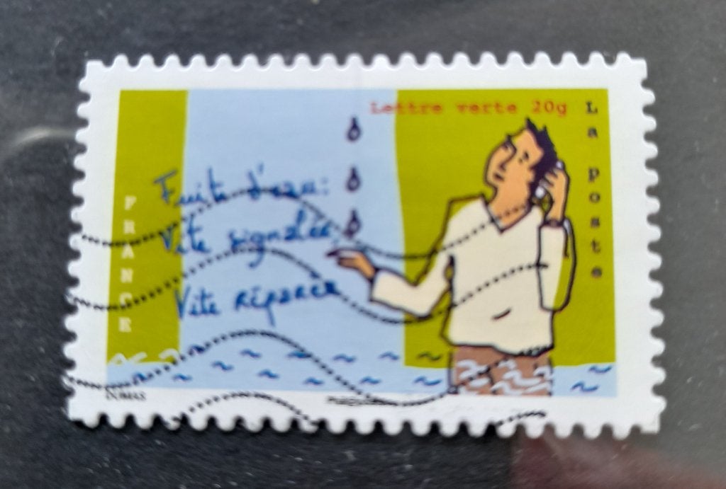 Postzegels Frankrijk 2014, Verzenden, Gestempeld