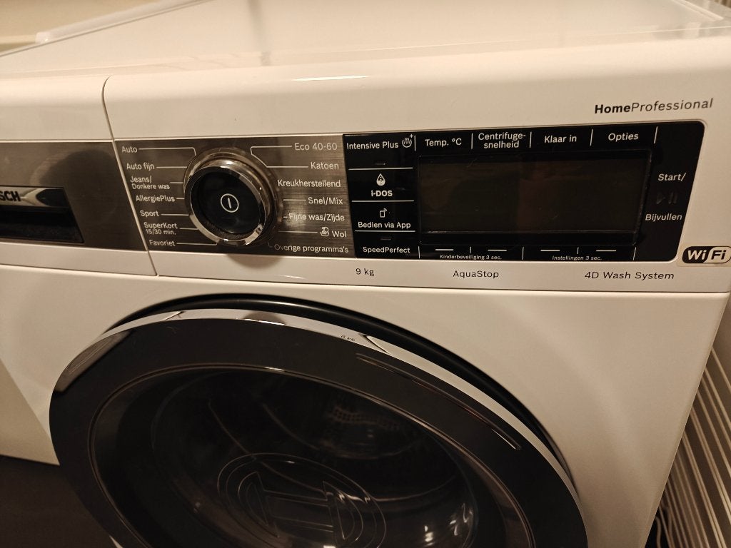 Bosch wasmachine Idos 9 kg en 1400 toeren, Ophalen, 1200 tot 1600 toeren, Minder dan 85 cm, 8 tot 10 kg