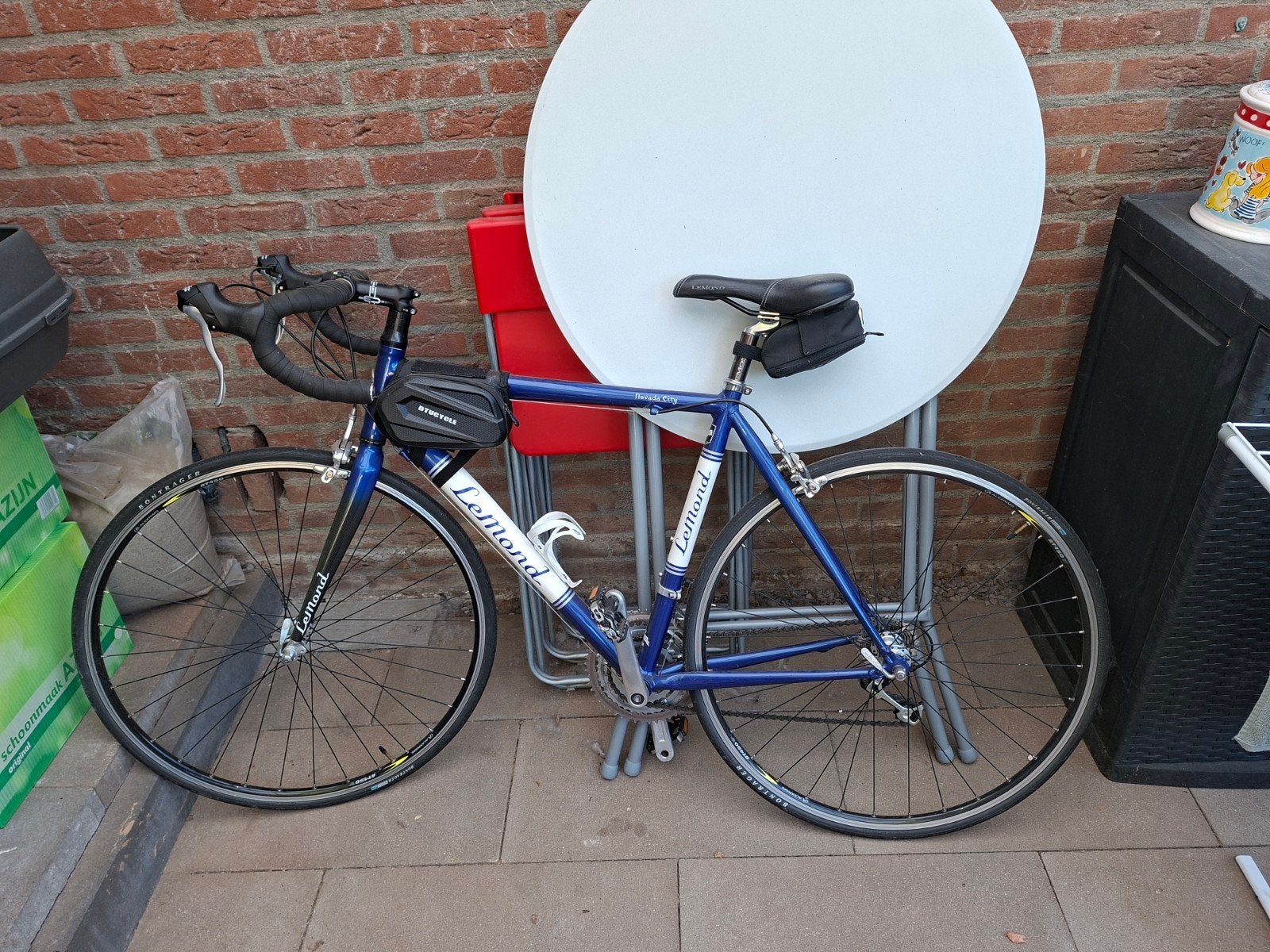 LeMond racefiets, blauw, gebruikt, Gebruikt, Aluminium, Meer dan 20 versnellingen, 53 tot 57 cm