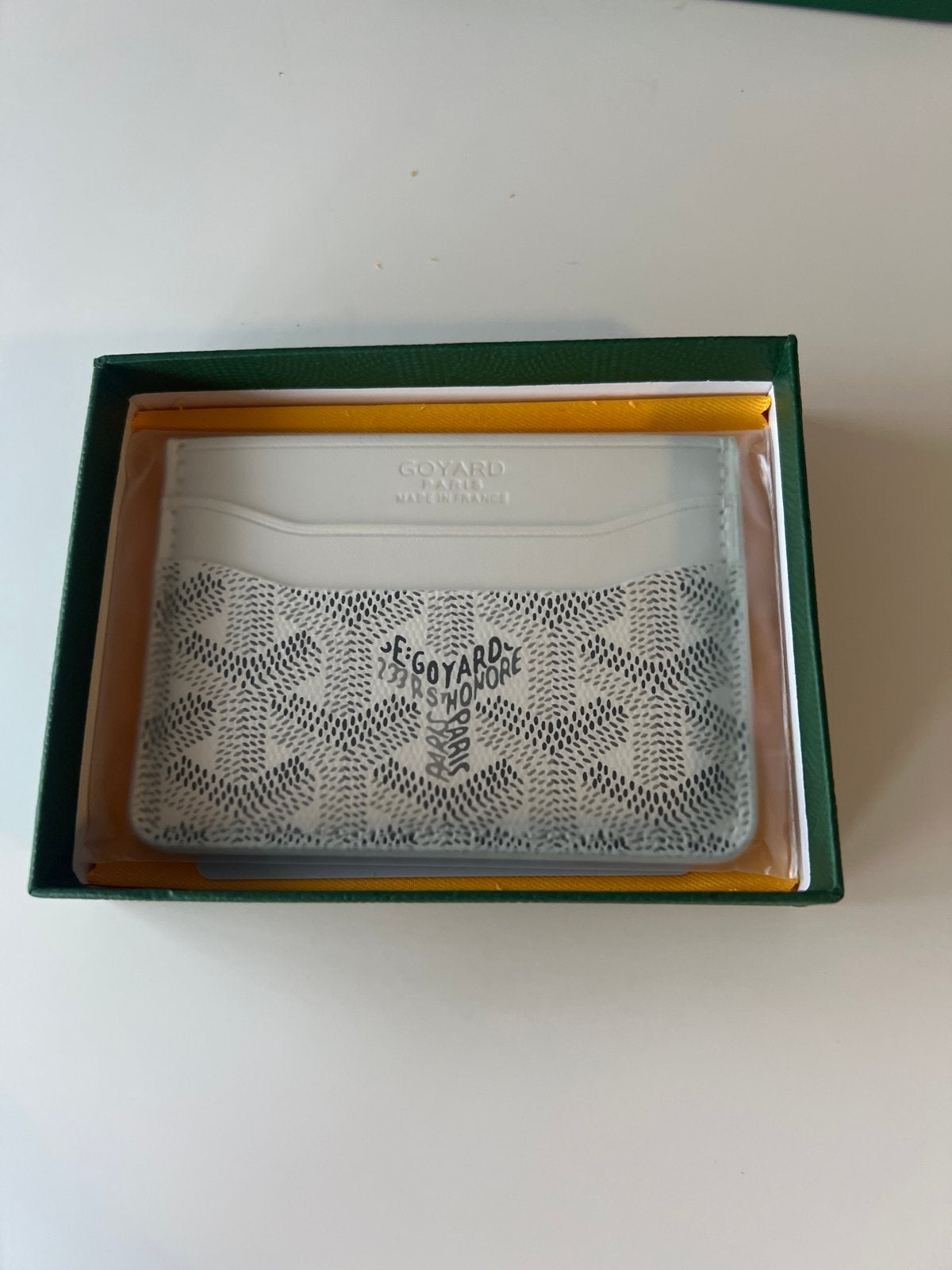 Goyard Kaarthouder Wit - Zo goed als nieuw, Ophalen of Verzenden, Zo goed als nieuw, Wit, Overige merken