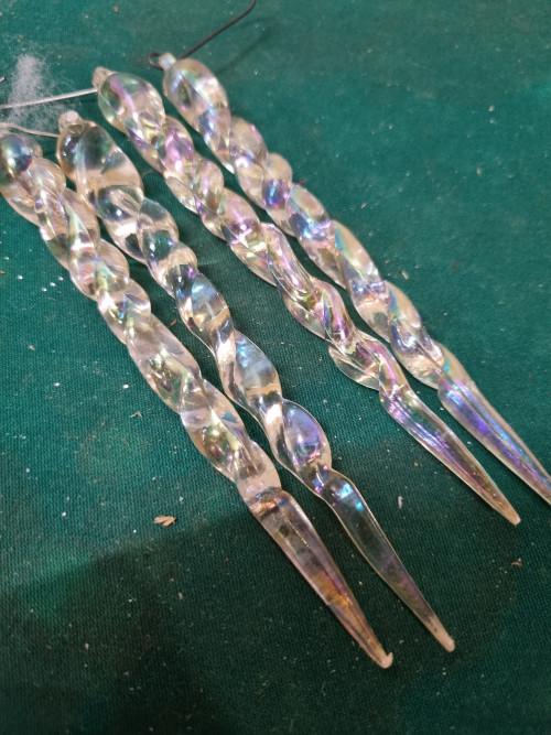 pegels vier stuks kunststof [b264], Diversen, Kerst, Ophalen of Verzenden, 'T Olde Gre-j, Info@toldegrej.nl, Endepoelstraat 20f Didam