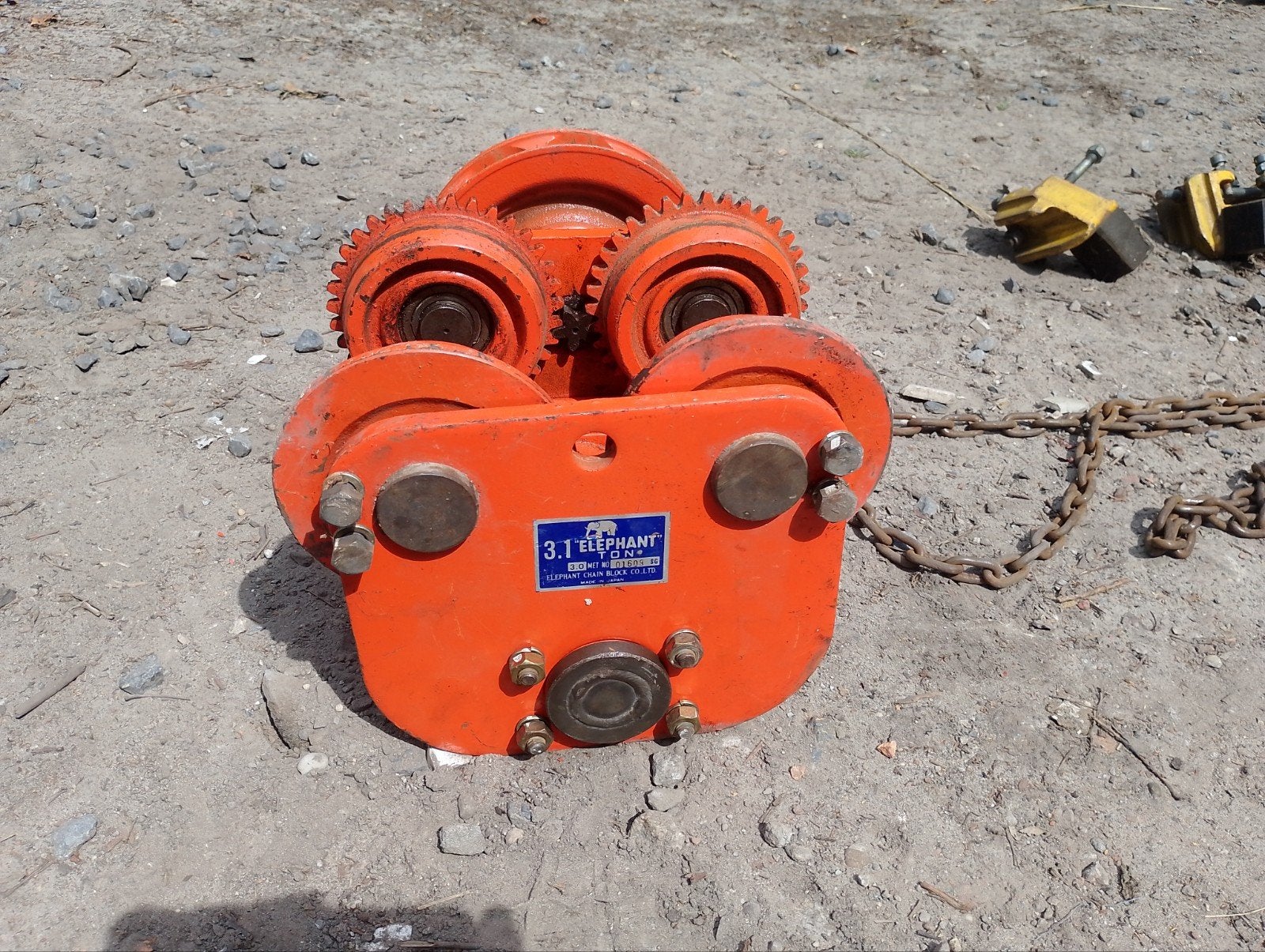 Loopkat 3,1 ton, Ophalen, Zo goed als nieuw, Handmatig