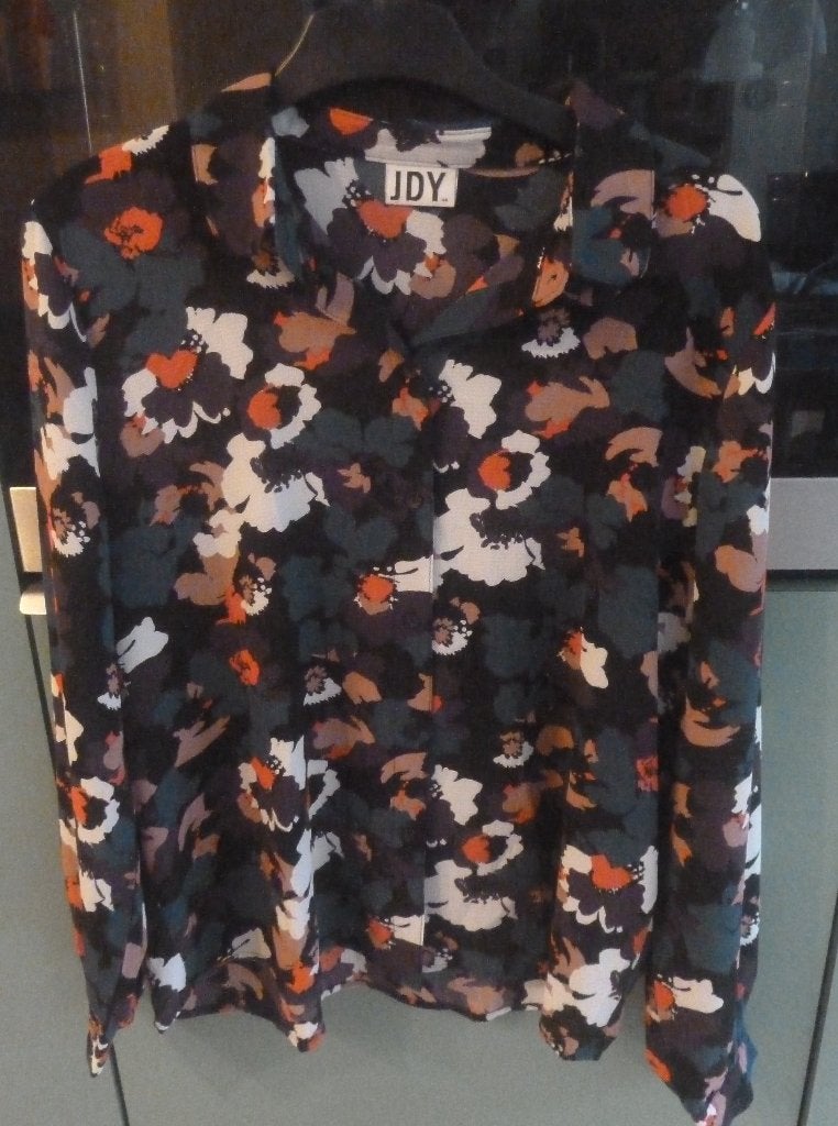 JDY  Blouse met mooie print. Maat 40, Maat 38/40 (M), Meerkleurig, Ophalen of Verzenden, Zo goed als nieuw