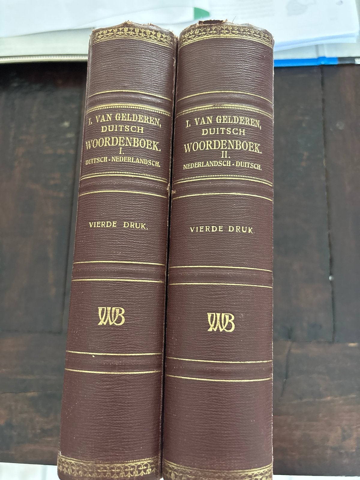 I. van Gelderen: Duits Woordenboek (2 delen), Ophalen, Gelezen, Overige uitgevers, Nederlands