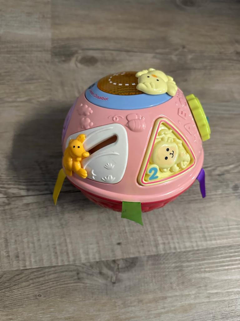 VTech Babydieren Draaibal - Stimuleert Kruipen & Spelen, Ophalen of Verzenden, Zo goed als nieuw, 6 maanden tot 2 jaar