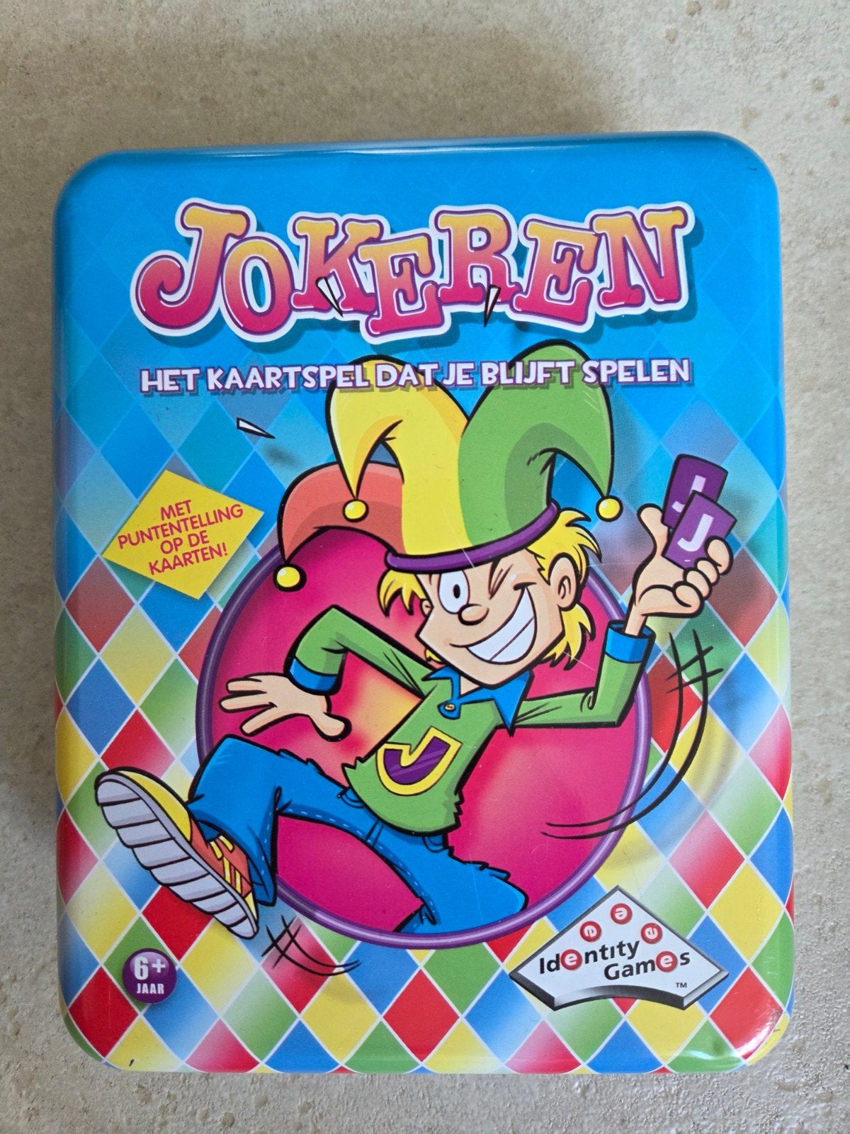 spel Jokeren in metalen opbergbox, Ophalen, Nieuw