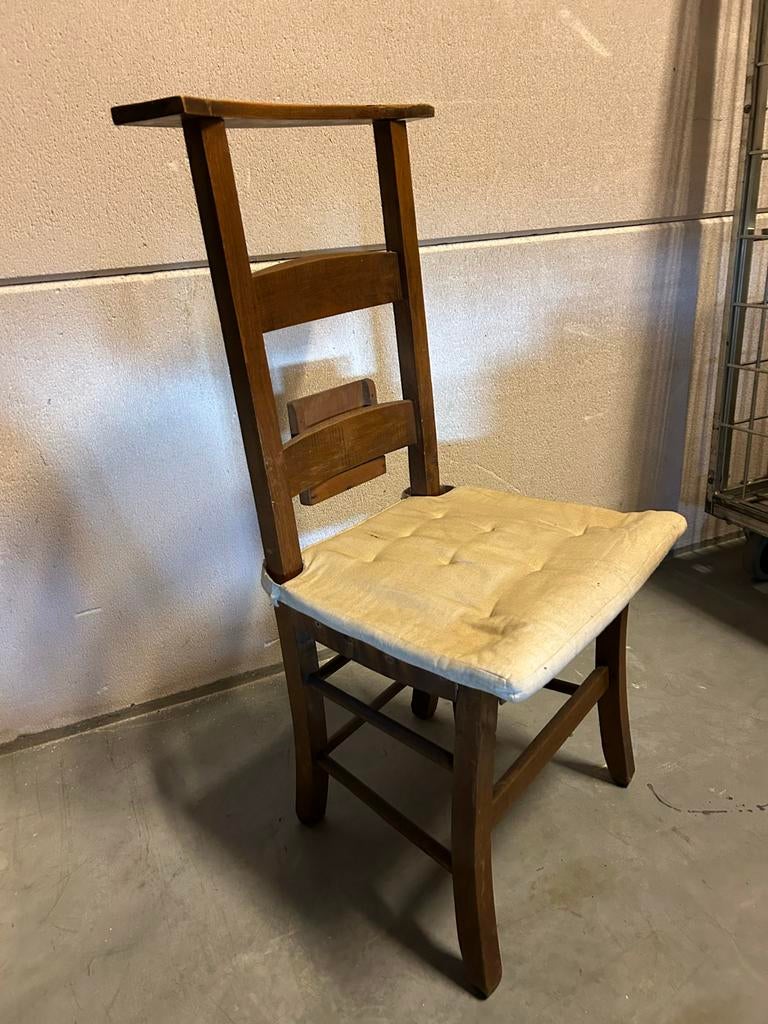 Set van 3 Antieke Kerkstoelen, Antiek en Kunst, Antiek | Meubels | Stoelen en Banken, Ophalen