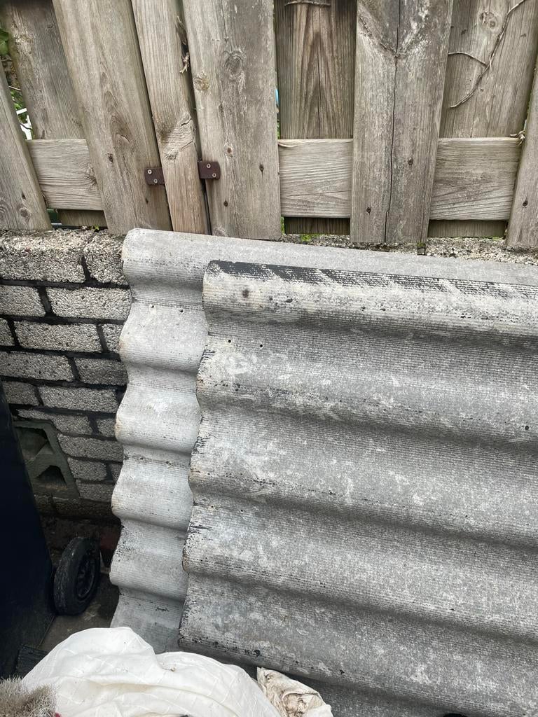 Gebruikte golfplaten voor dak of schuur, Ophalen, Overige materialen, Zo goed als nieuw, 15 m² of meer