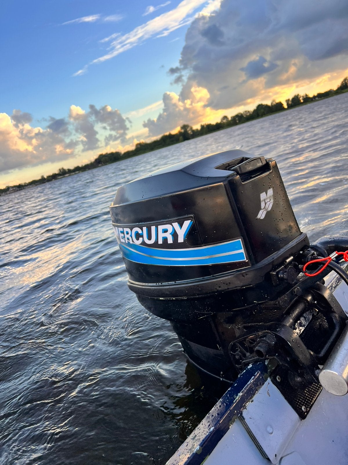 Mercury 25 pk 2 takt, Ophalen, Zo goed als nieuw, Motor en Techniek, Zeilboot of Motorboot